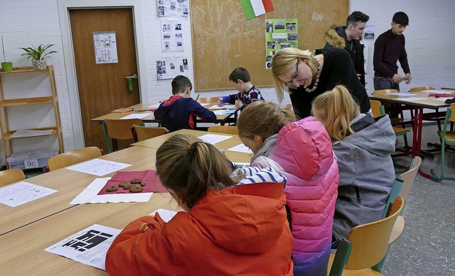 Fr die Viertklssler gab&#8217;s vers...ltern wurden viele Fragen beantwortet.  | Foto: Anna Uhlmann