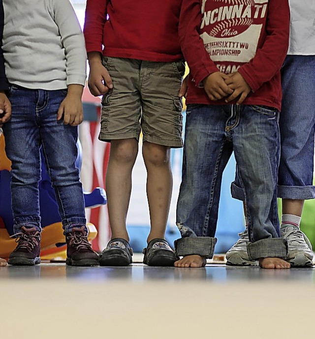 Eine weitere Kindergartengruppe soll den Engpass in Rickenbach beseitigen.  | Foto: Christian Charisius (dpa)