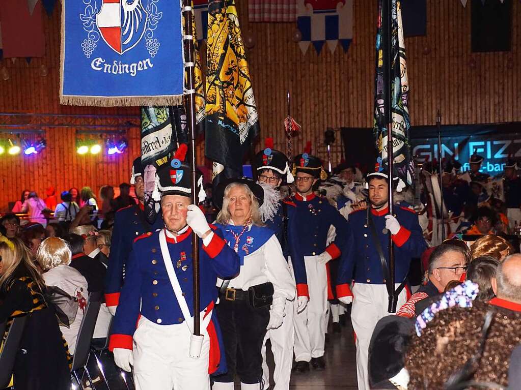 Der Brgerwehr-Spielmannszug erffnete die Zunftblle am Freitag und Samstag.