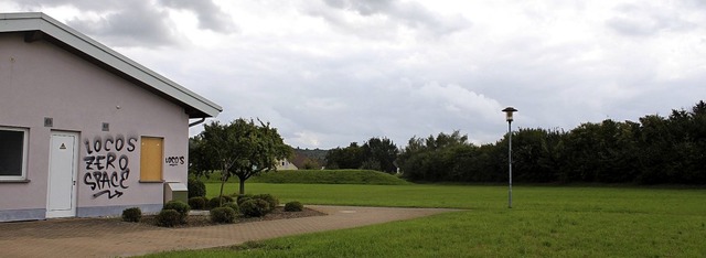 Auf der grnen Wiese sdlich der Kahle...uptstrae (Bschung im Hintergrund).    | Foto: Adelbert Mutz