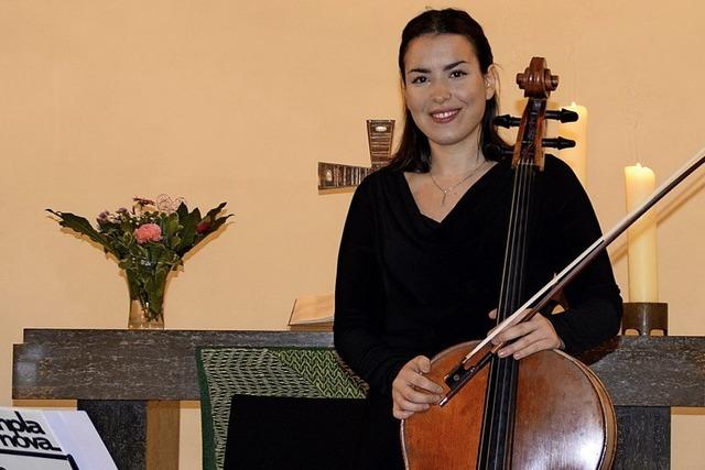 Natalia Dauer bringt ihr Cello zum Singen