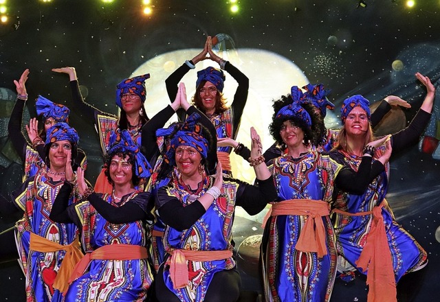 Die &#8222;Big Mamas&#8220; brachten e...uch von Afrika in die Herrenberghalle.  | Foto: privat