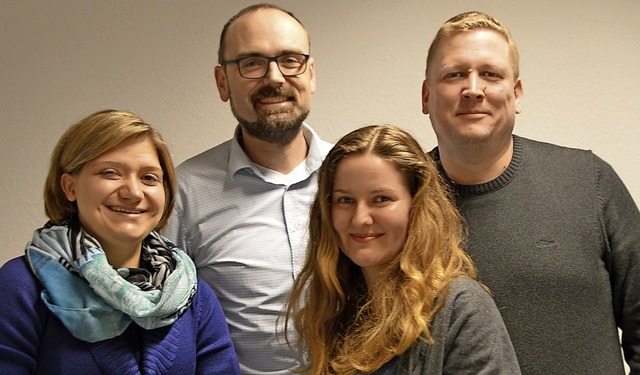 Simone Zimmermann, Matthias Wner, An...ann und Stefan Eckenstein (von links)   | Foto: Horatio Gollin