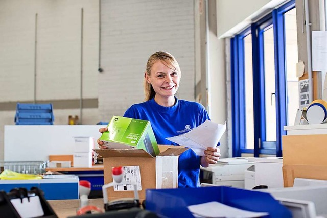 In der Ausbildung zur Fachkraft Logistik heisst es: berblick behalten.  | Foto: Universittsklinikum Freiburg