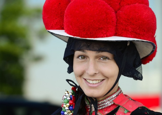 Der Gutacher Bollenhut wird nicht nur ...d, sondern auch in Freiburg verwendet.  | Foto: Ingo Schneider