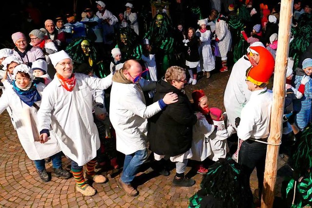 Wenn auf den Straen Hemdglunker unter...ches Zeichen dafr, dass Fasnacht ist.  | Foto: Manfred Frietsch