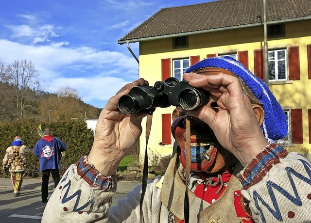 Wohin geht die Fastnacht in den nchst...lumeschlucker hlt schon mal Ausschau.  | Foto: Erhard Morath