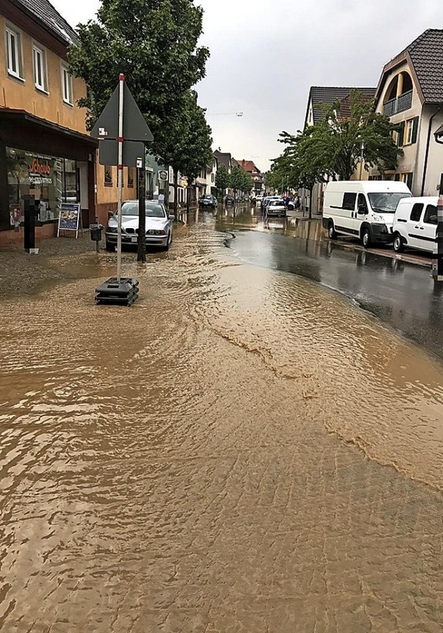 Im vergangenen Jahr hatte es nach eine...anahmen gegen Hochwasser entwickeln.   | Foto: Feuerwehr Kippenheim