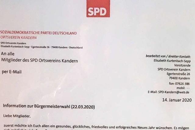 Die SPD in Kandern will sich nicht auf Simone Penner festlegen