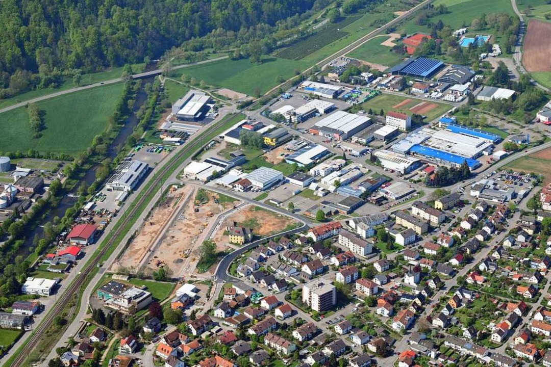 Im  Steinener Gewerbegebiet West finde...Wirtschaftsregion Sdwest angehen will  | Foto: Erich Meyer