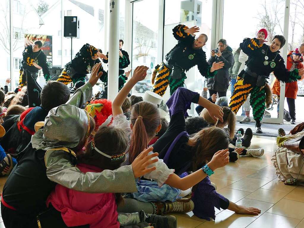 Nrrisches Treiben im Forum in Merzhausen