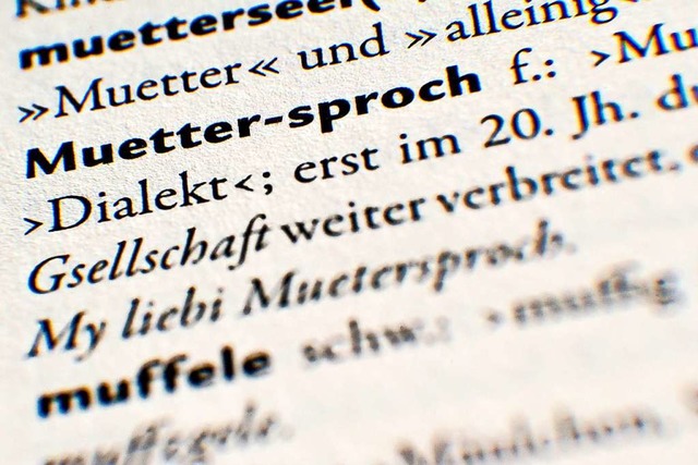 Die Muettersproch-Gsellschaft pflegt die Alemannische Sprache.  | Foto: Tobias Kleinschmidt