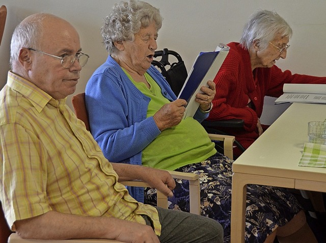 Im Seniorenzentrum  ist man um einen g...ht, die den Bewohnern Freude machen.   | Foto: Victoria Langelott