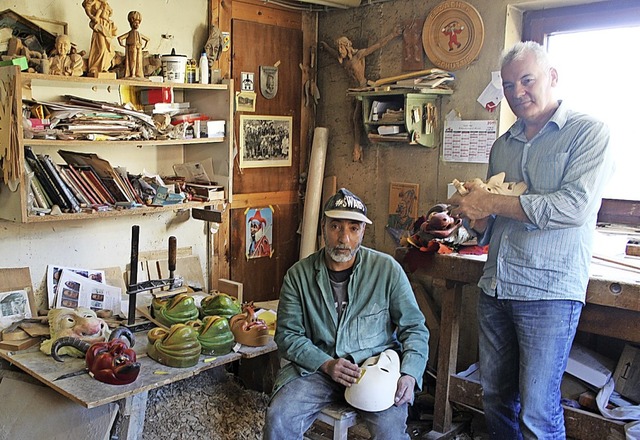 Hussein Alowed und Andreas Lang (rechts).   | Foto: Bernd Fackler