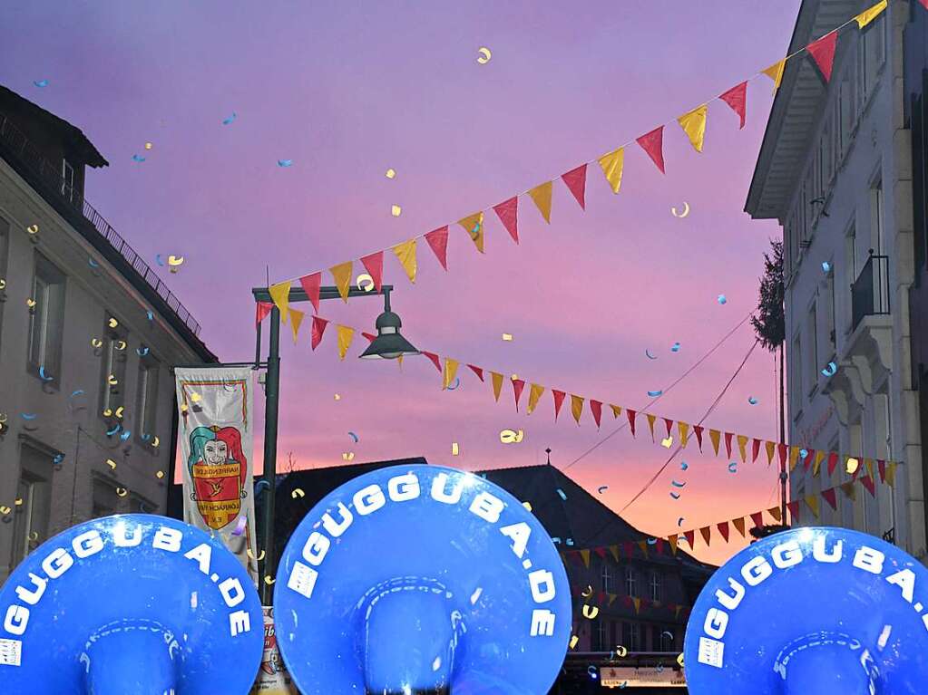 So klingt die Fasnacht in Lrrach: die Lasser-Gugge-Explosion