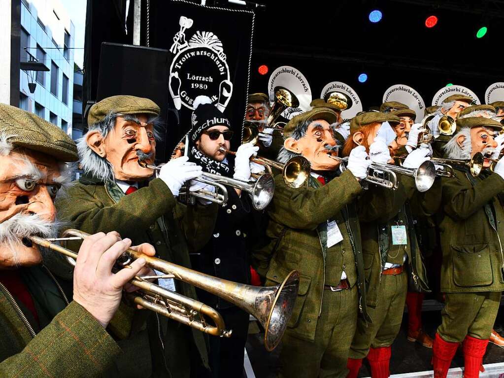 So klingt die Fasnacht in Lrrach: die Lasser-Gugge-Explosion