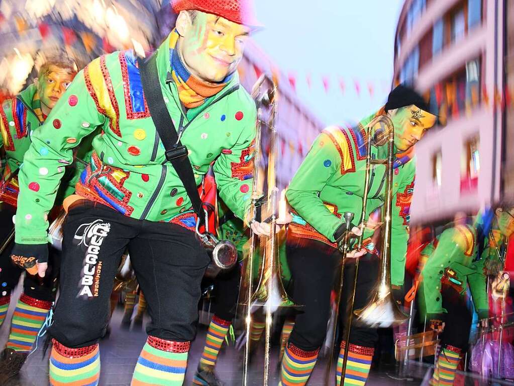 So klingt die Fasnacht in Lrrach: die Lasser-Gugge-Explosion