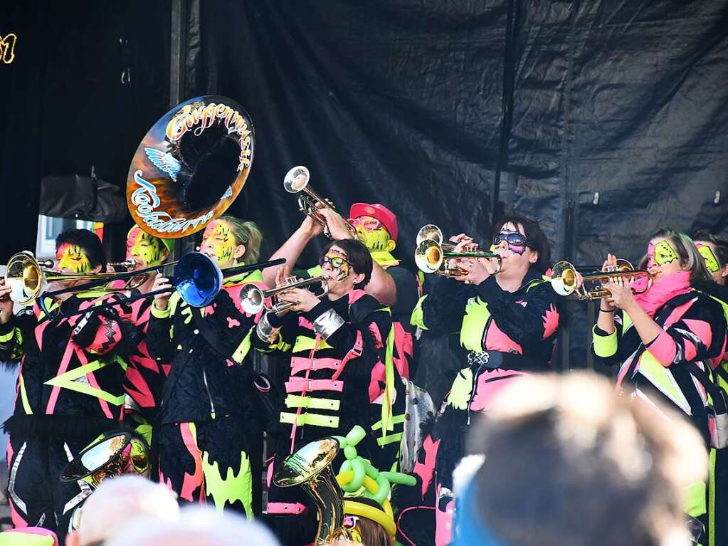 So klingt die Fasnacht in Lrrach: die Lasser-Gugge-Explosion