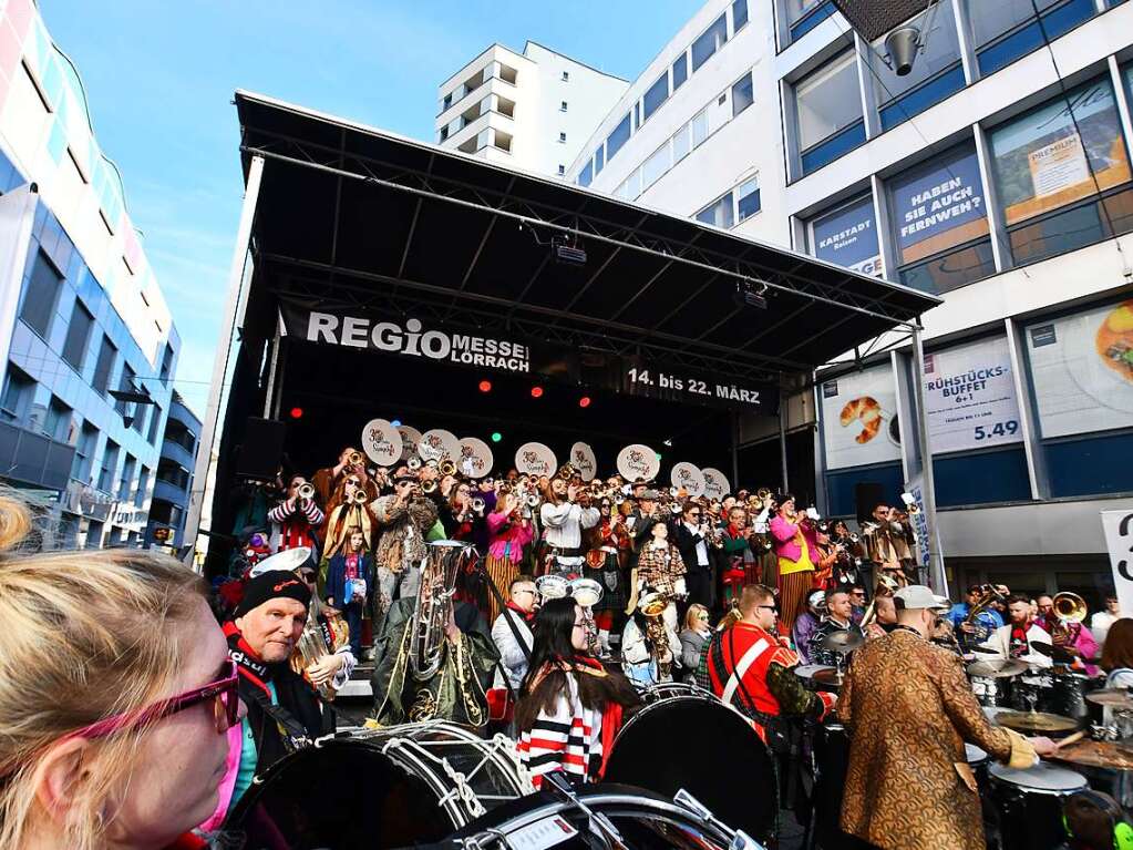 So klingt die Fasnacht in Lrrach: die Lasser-Gugge-Explosion