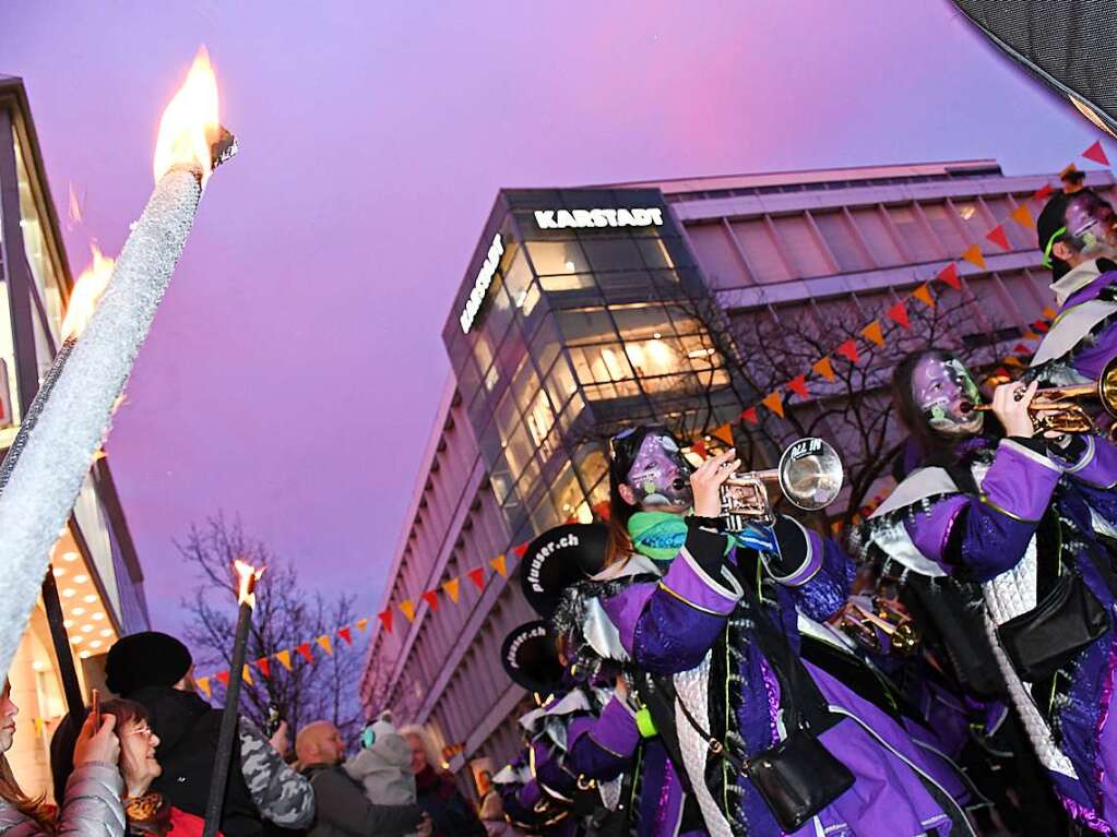 So klingt die Fasnacht in Lrrach: die Lasser-Gugge-Explosion