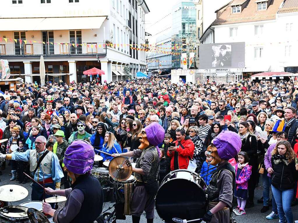 So klingt die Fasnacht in Lrrach: die Lasser-Gugge-Explosion