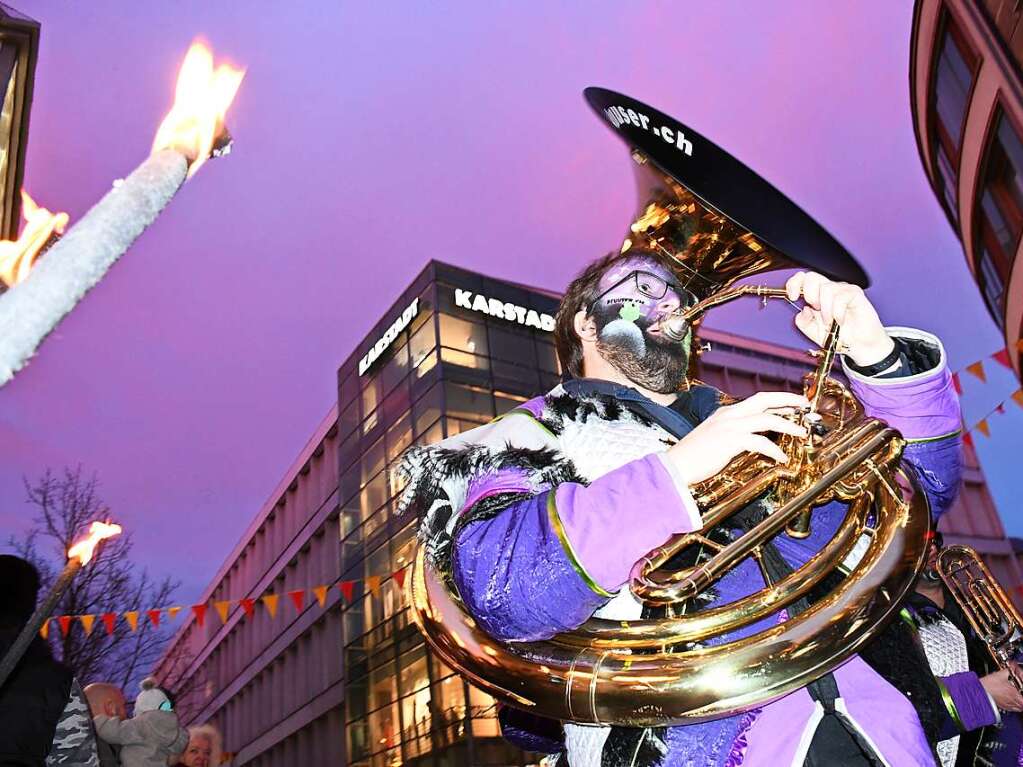 So klingt die Fasnacht in Lrrach: die Lasser-Gugge-Explosion