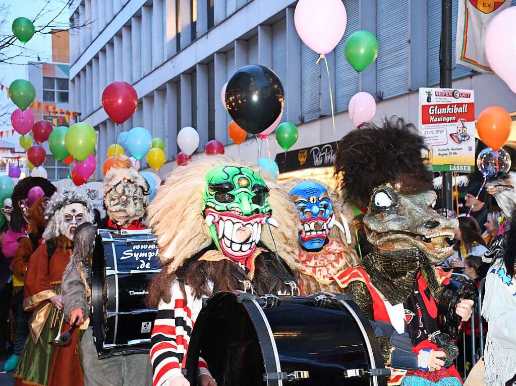 So klingt die Fasnacht in Lrrach: die Lasser-Gugge-Explosion