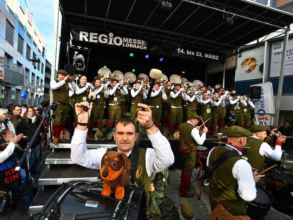 So klingt die Fasnacht in Lrrach: die Lasser-Gugge-Explosion