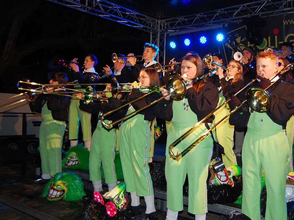 30 Guggenmusiken aus vier Lndern gab es beim Guggen-Festival in Laufenburg zu hren.