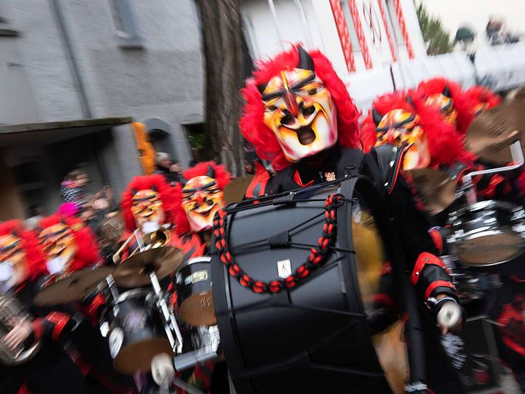 Die Guggemuusig Ventildeifel aus Basel.