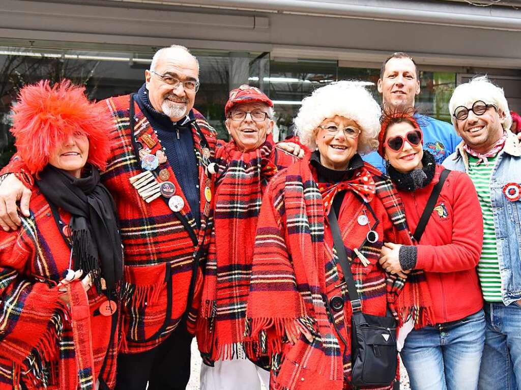 Impressionen vom grenzberschreitenden Fasnachtsumzug Rheinfelden 2020