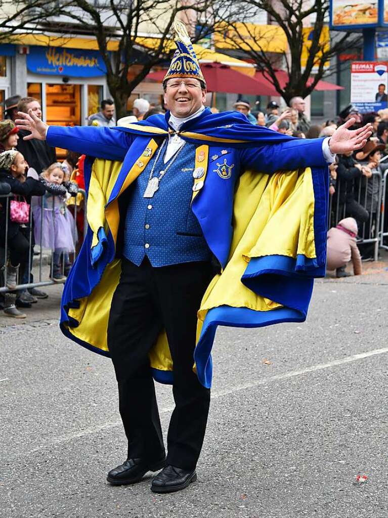 Impressionen vom grenzberschreitenden Fasnachtsumzug Rheinfelden 2020