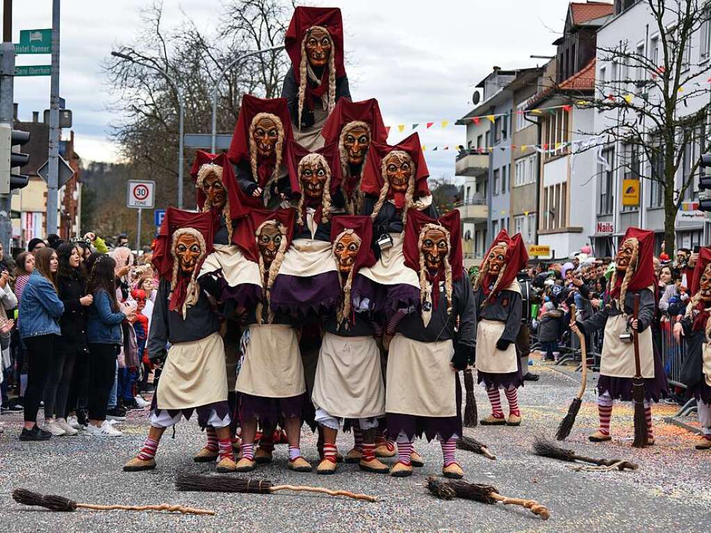 Impressionen vom grenzberschreitenden Fasnachtsumzug Rheinfelden 2020