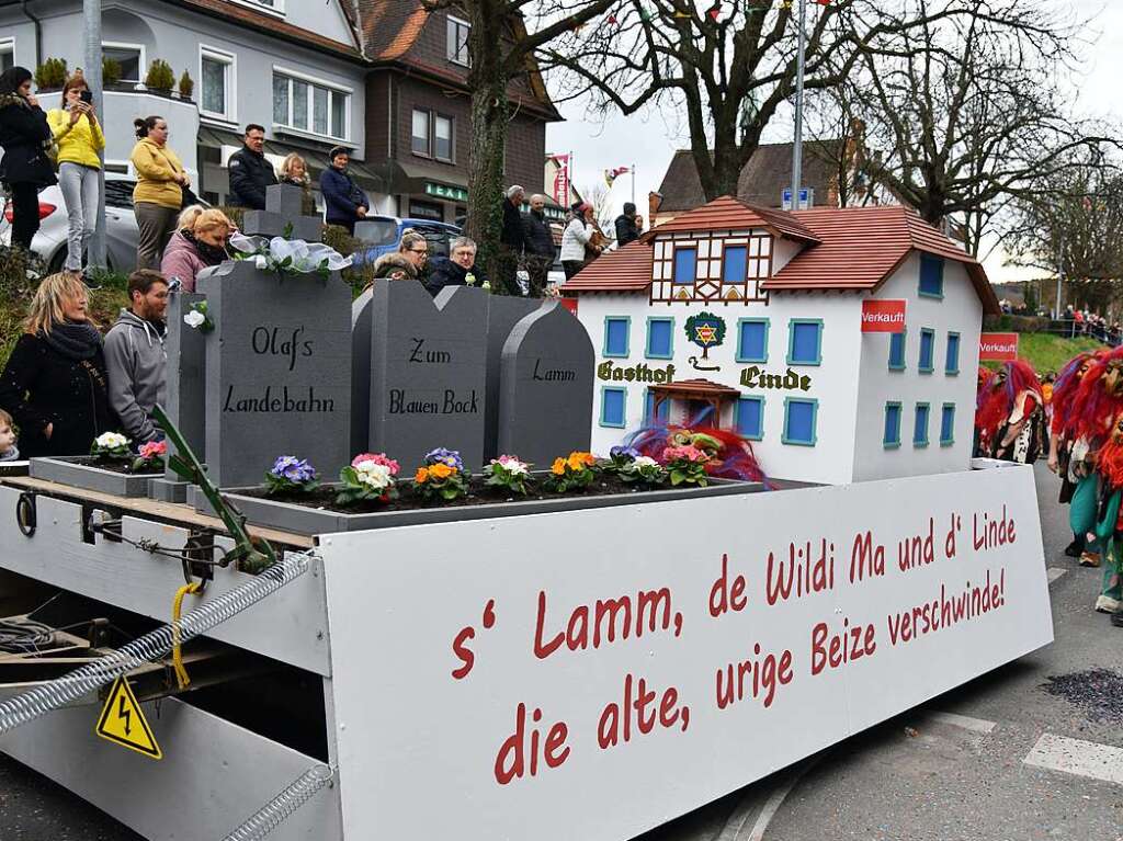 Impressionen vom grenzberschreitenden Fasnachtsumzug Rheinfelden 2020