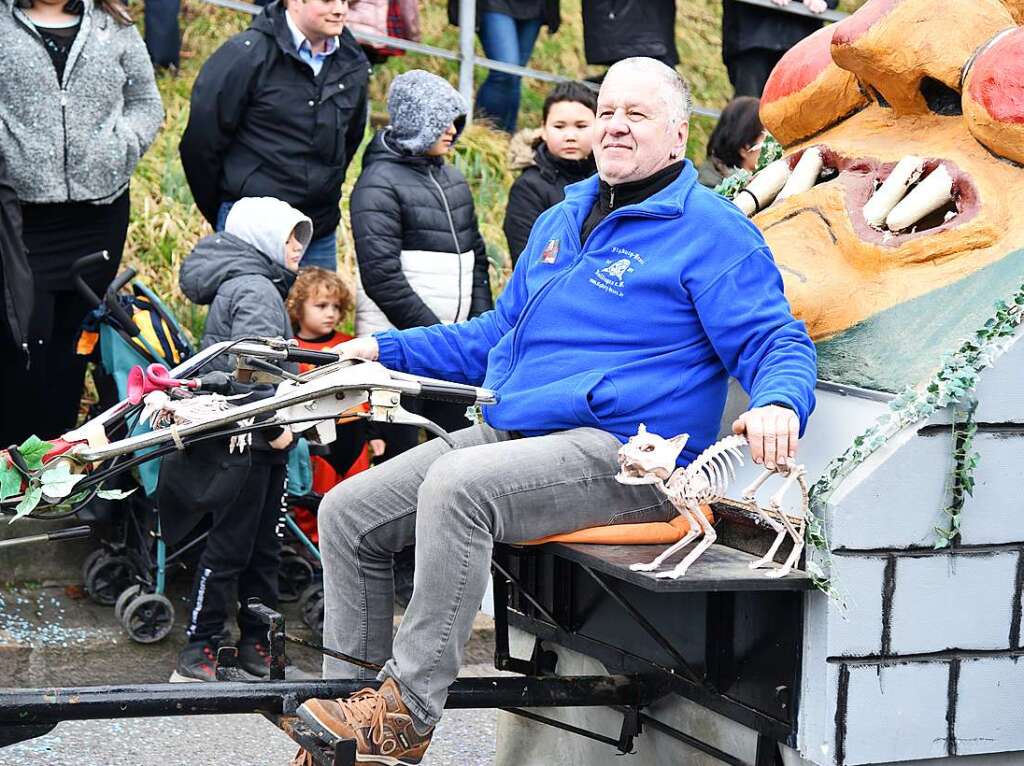 Impressionen vom grenzberschreitenden Fasnachtsumzug Rheinfelden 2020