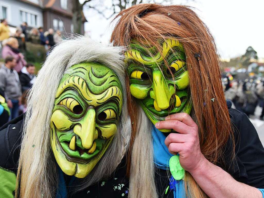 Impressionen vom grenzberschreitenden Fasnachtsumzug Rheinfelden 2020