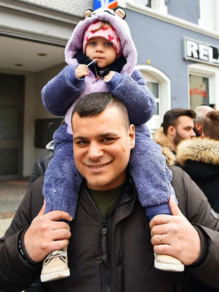 Impressionen vom grenzberschreitenden Fasnachtsumzug Rheinfelden 2020