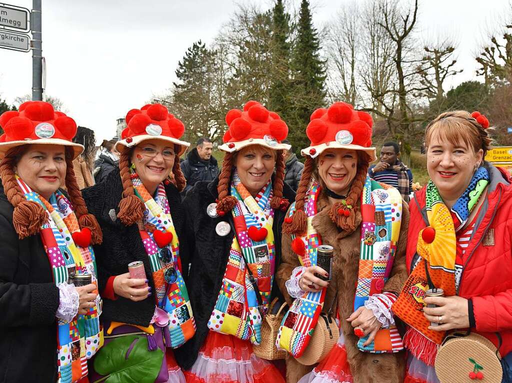 Impressionen vom grenzberschreitenden Fasnachtsumzug Rheinfelden 2020