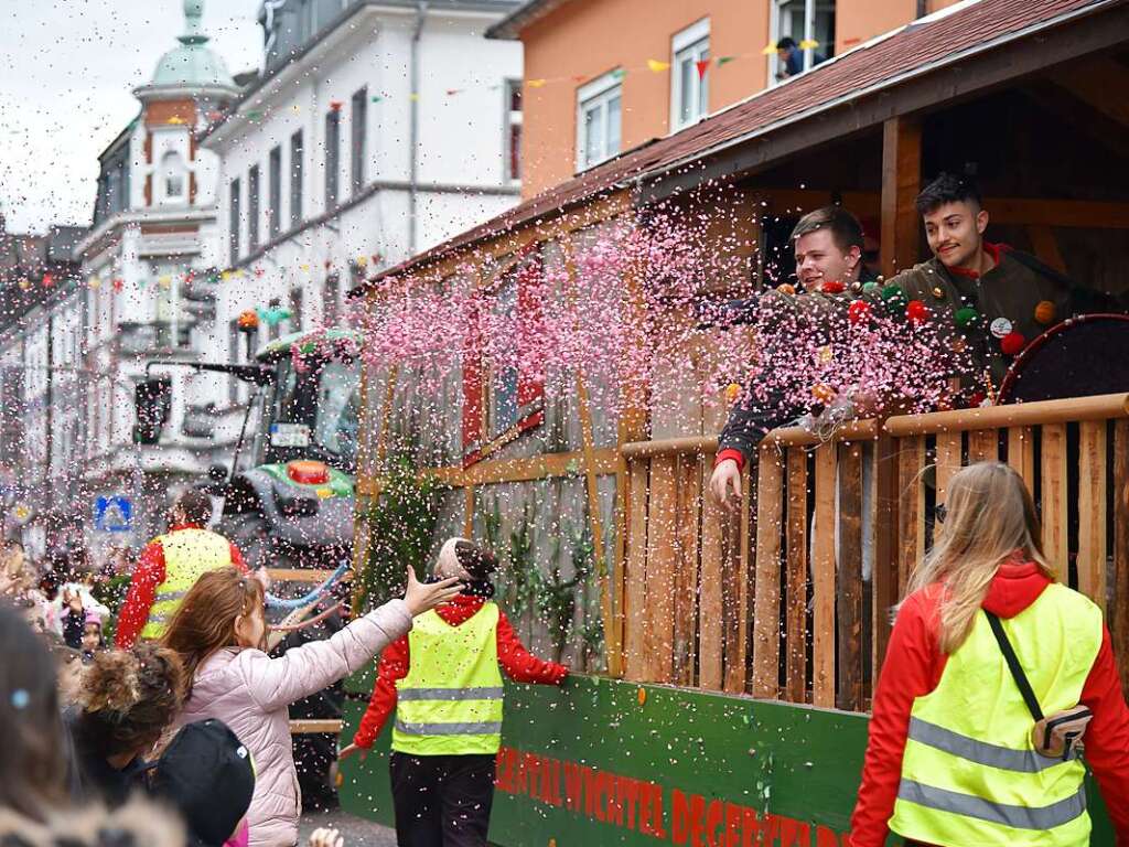 Impressionen vom grenzberschreitenden Fasnachtsumzug Rheinfelden 2020