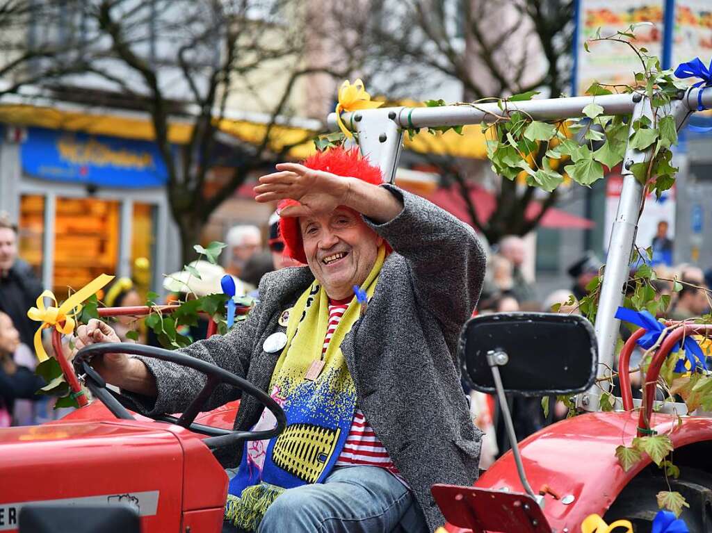 Impressionen vom grenzberschreitenden Fasnachtsumzug Rheinfelden 2020