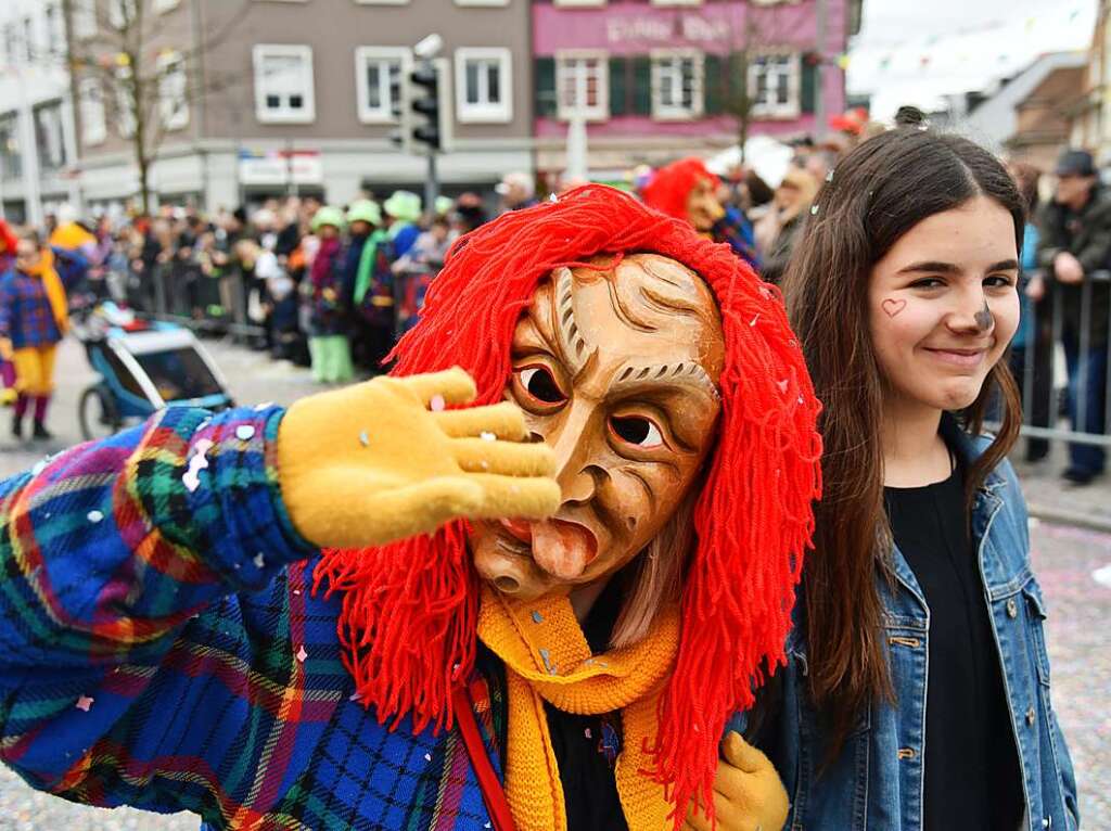 Impressionen vom grenzberschreitenden Fasnachtsumzug Rheinfelden 2020