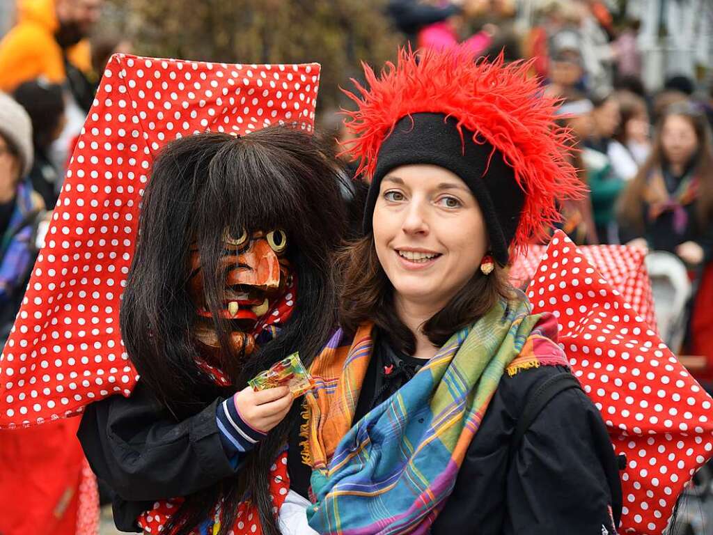 Impressionen vom grenzberschreitenden Fasnachtsumzug Rheinfelden 2020