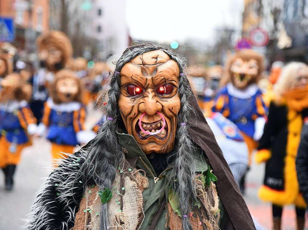 Impressionen vom grenzberschreitenden Fasnachtsumzug Rheinfelden 2020