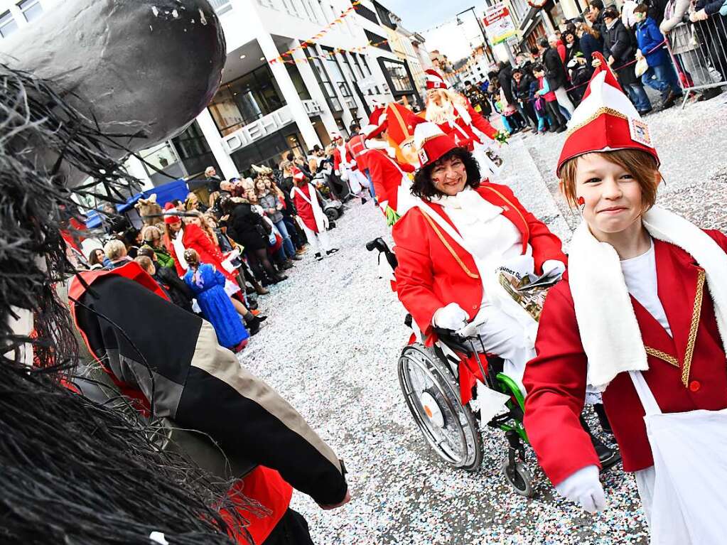 Impressionen vom Lrracher Fasnachtsumzug