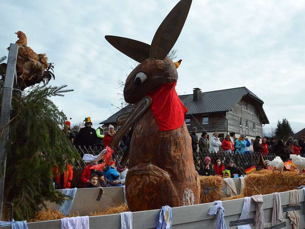 Impressionen vom Wagenbauerumzug 2020 in Husern.