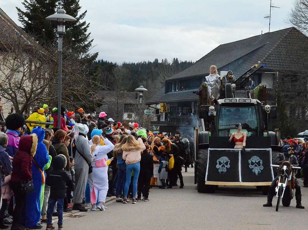 Impressionen vom Wagenbauerumzug 2020 in Husern.