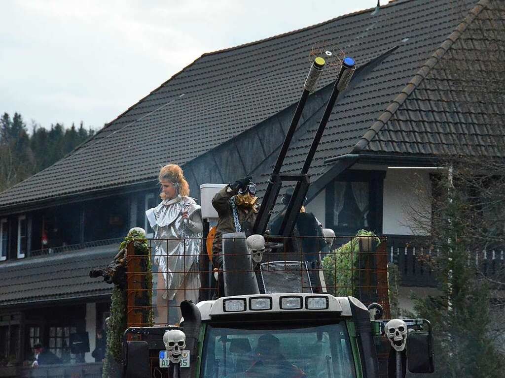 Impressionen vom Wagenbauerumzug 2020 in Husern.