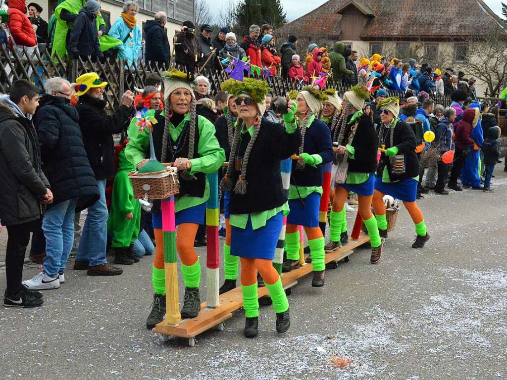 Impressionen vom Wagenbauerumzug 2020 in Husern.