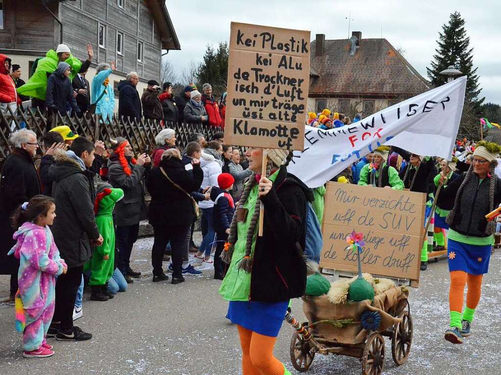 Impressionen vom Wagenbauerumzug 2020 in Husern.