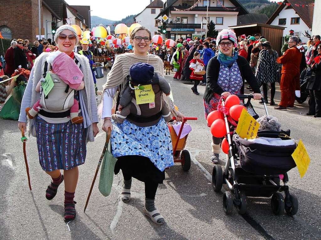 Schindlejokel-Umzug am Fasnetsamschdig